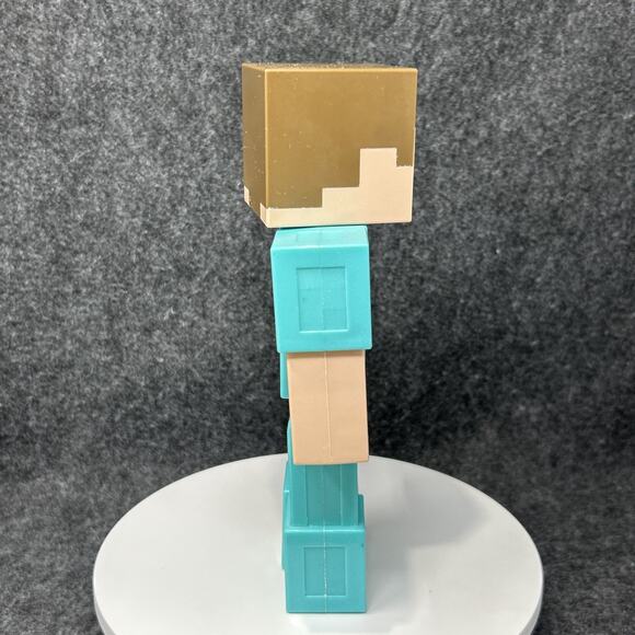Minecraft Steve Mattel 9inch Figure Blocky Heroic Adventures Action Figure - Picture 9 of 11